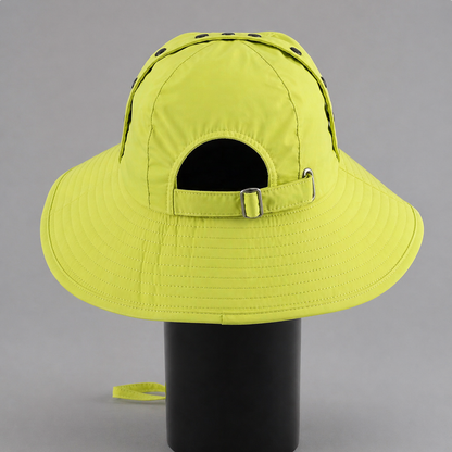 Signature Mighty Puff Hat - A Wide Brim Bucket Sun Hat for Kids with Natural, Curly, Coily, Kinky Hair.