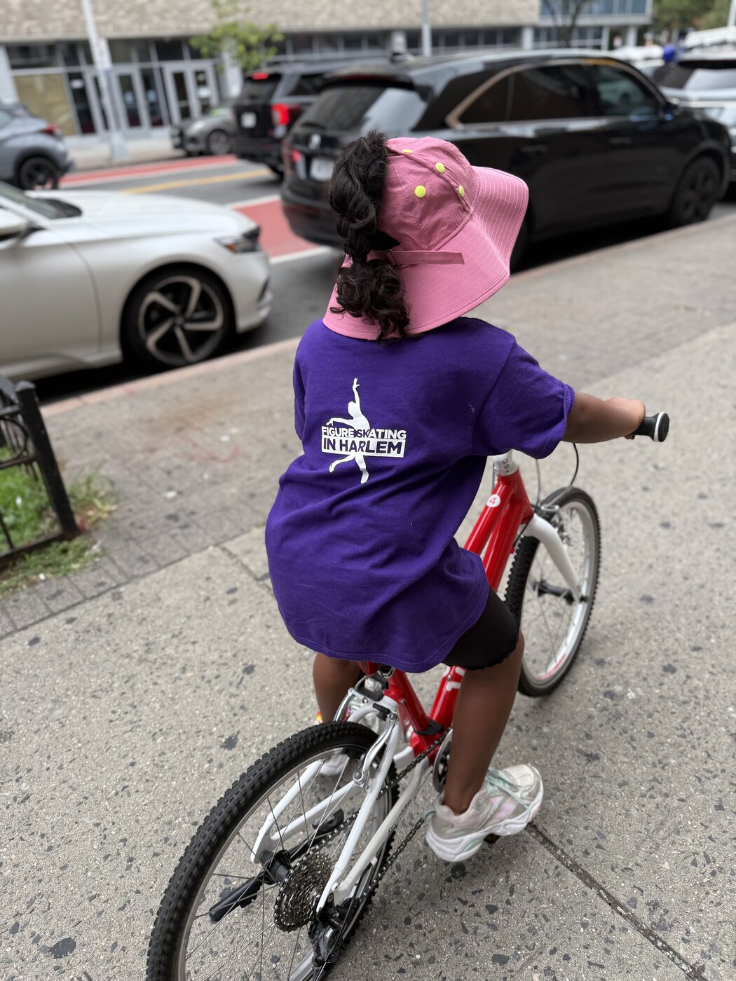 Bike ride in the pink Mighty Puff Hat